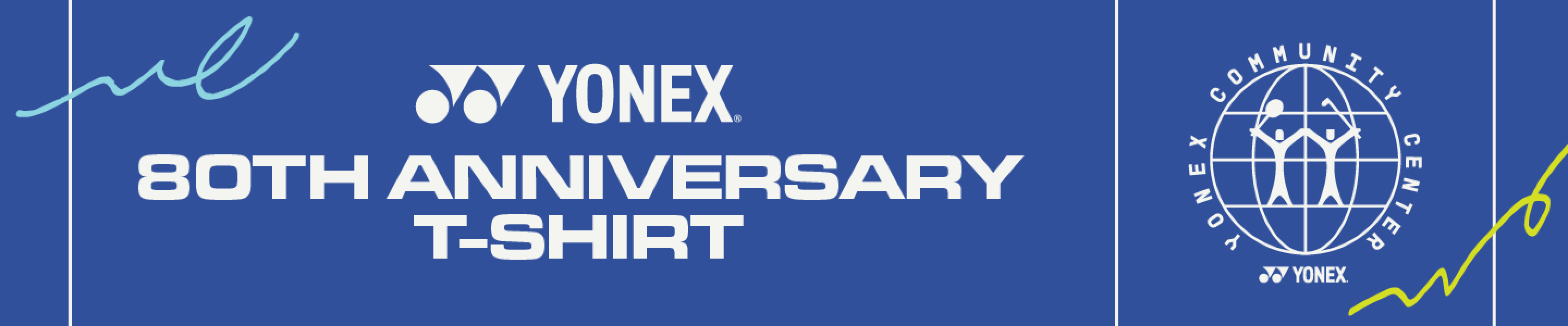 YONEX 80TH ANNIVERSARY T-SHIRT