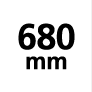 680mm