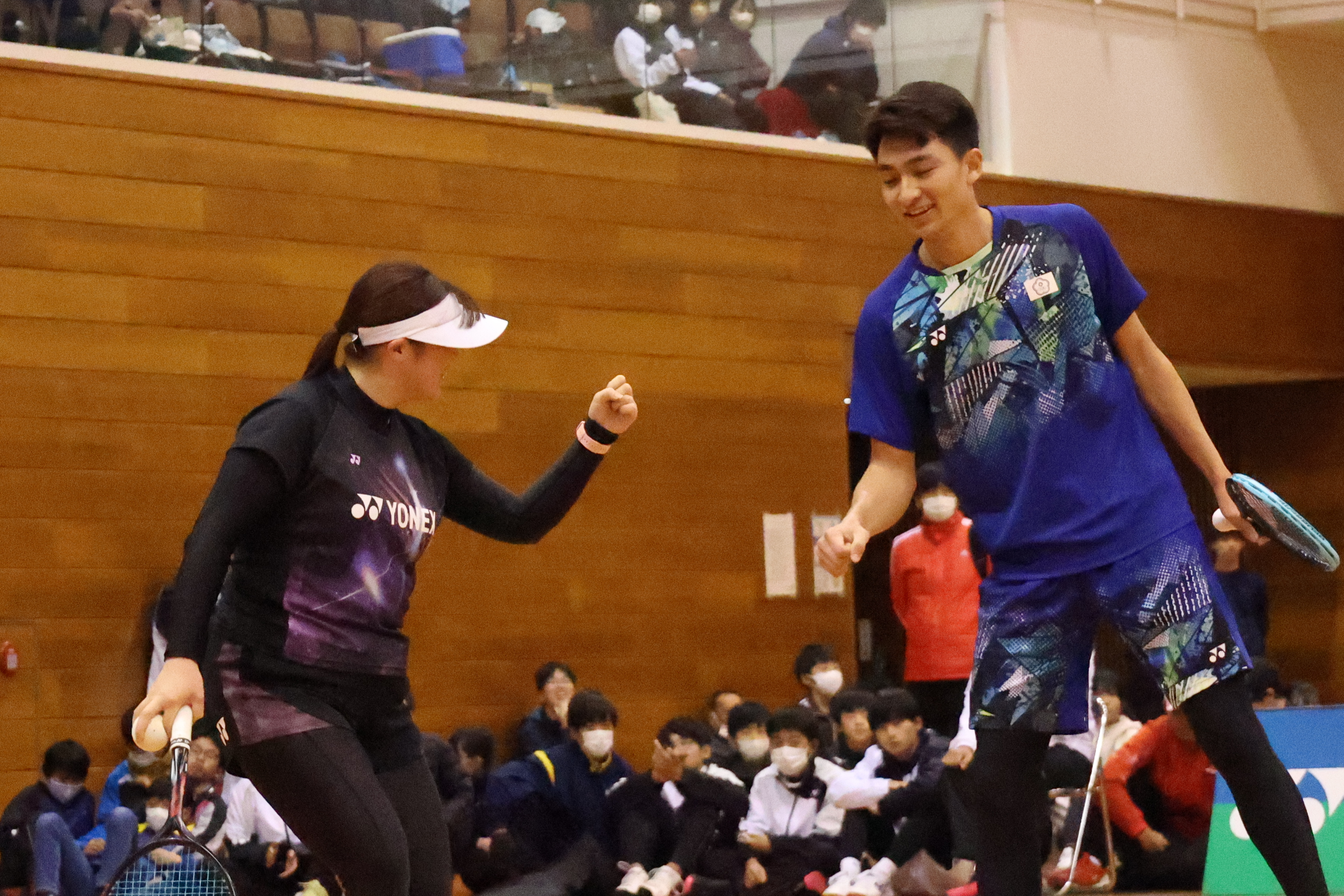 ワールドチャレンジでしか見れない日本&チャイニーズタイペイのミックスダブルス
