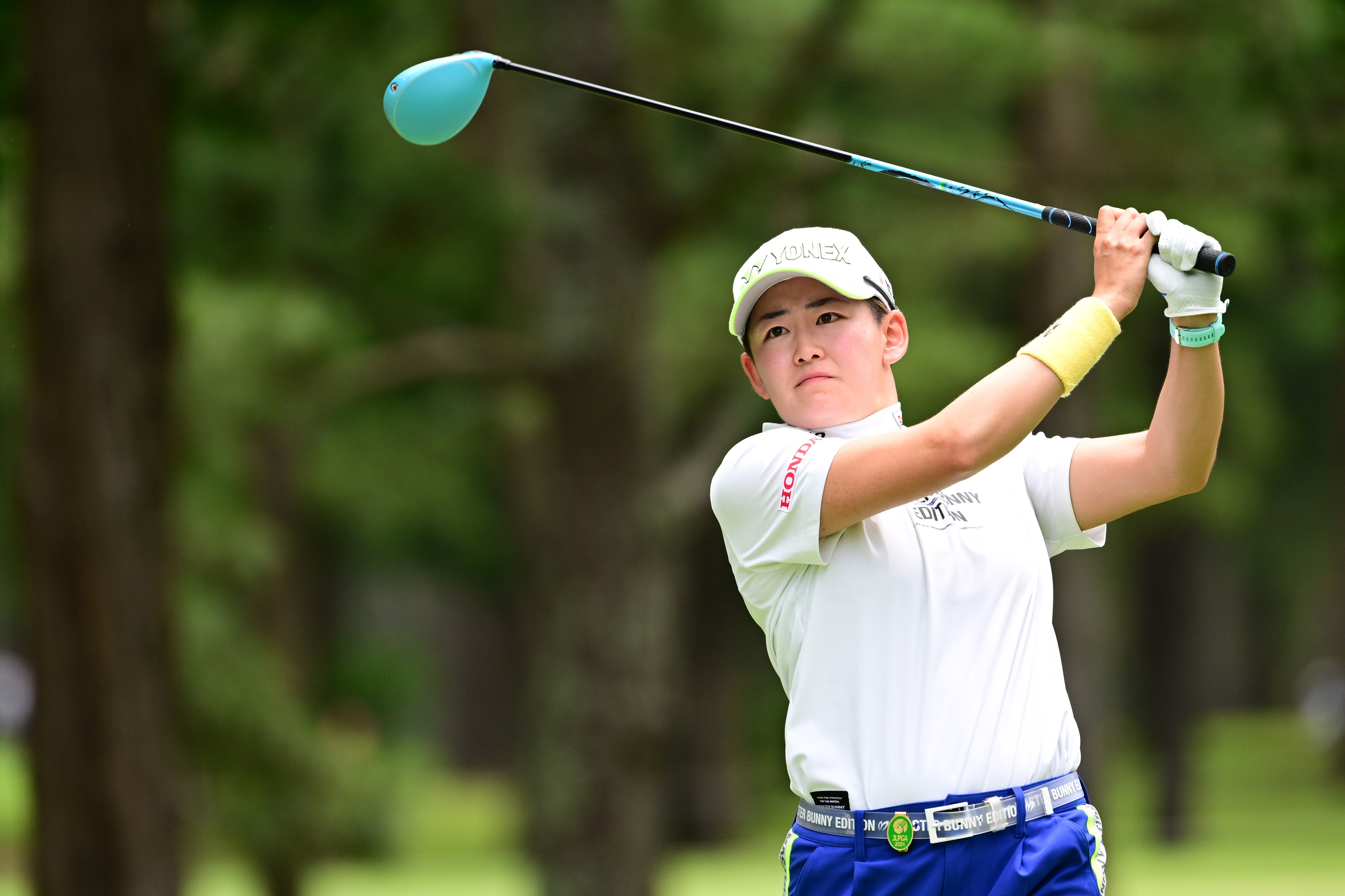 逆転で今季2勝・通算5勝目を飾った岩井明愛