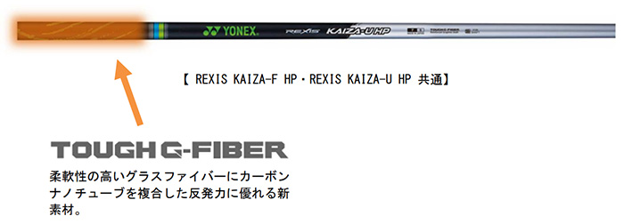 フェアウェイウッド用「REXIS KAIZA-F HP(レクシス カイザ-エフ エイチピー)」 ユーティリティー用「REXIS KAIZA-U HP(レクシス カイザ-ユー エイチピー)」 2023年9月下旬より発売